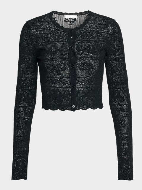 LoveShackFancy Gretta Knit Bow Cardigan