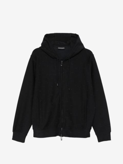EMPORIO ARMANI zip-up hoodie