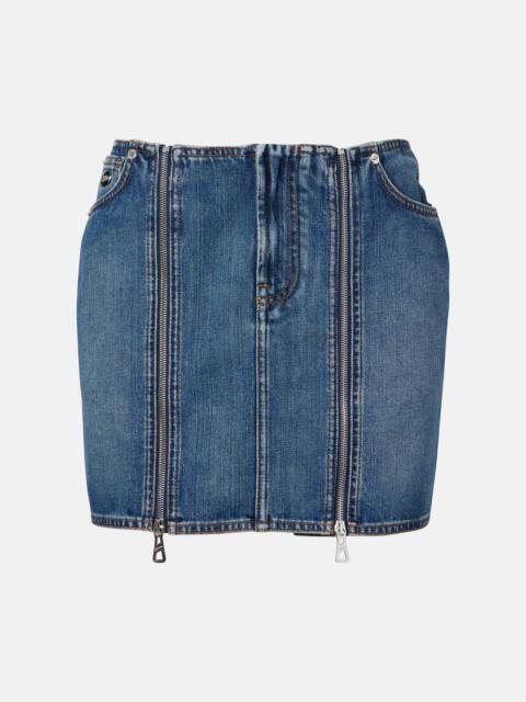 Jean Paul Gaultier Denim miniskirt