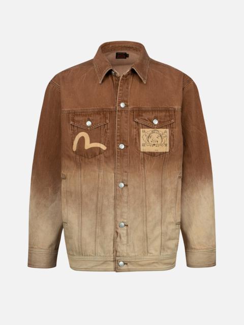 EVISU GRADIENT SPRAY DYE DAICOCK JACKET
