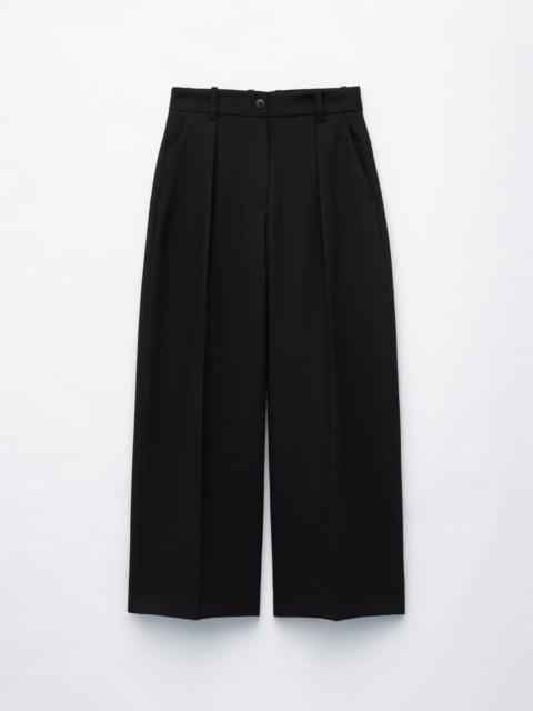& Other Stories Cropped Pleat Trousers