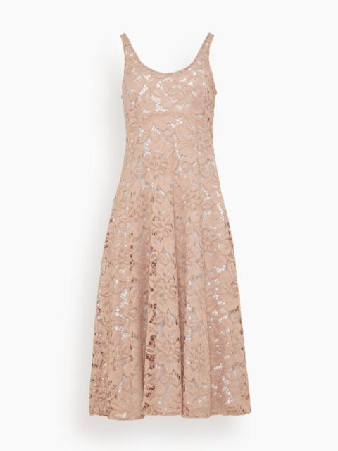 DOROTHEE SCHUMACHER Lacy Dream Dress in Burnt Tan