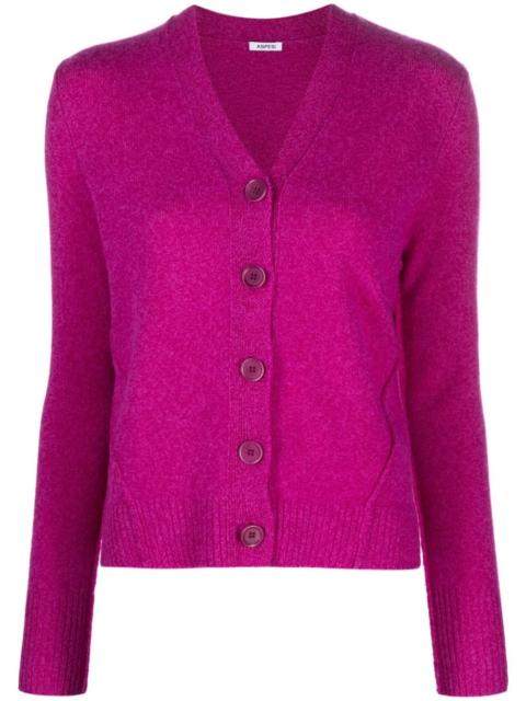 Aspesi V-neck wool cardigan