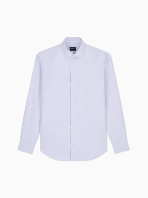 GIORGIO ARMANI Regular-fit classic cotton shirt