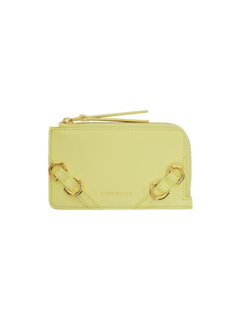 Yellow Voyou Card Holder
