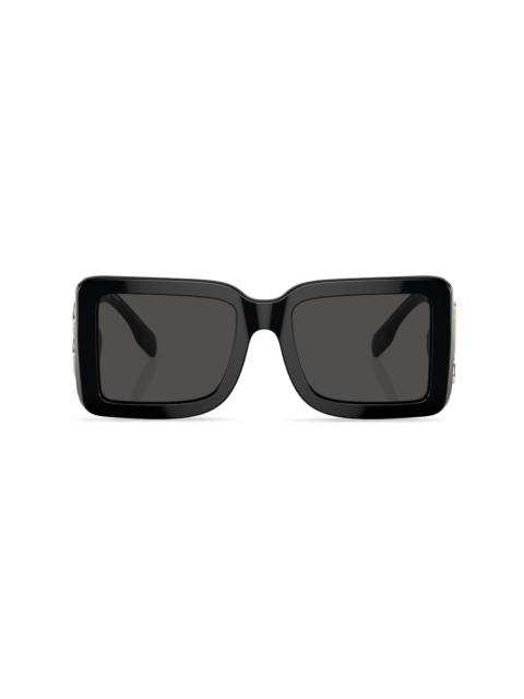 Burberry TB-motif square-frame sunglasses