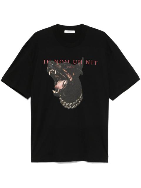 ih nom uh nit Dog-print T-shirt