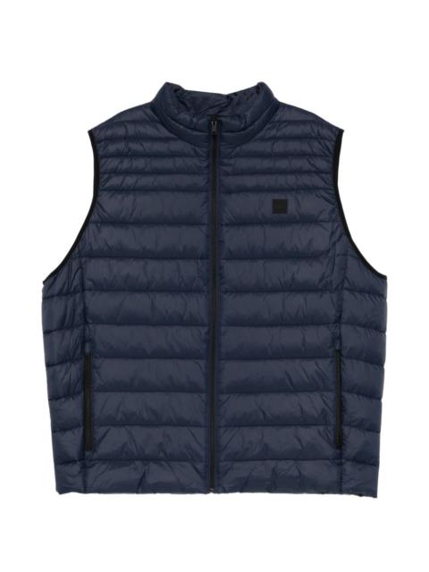 BOSS zipped padded gilet