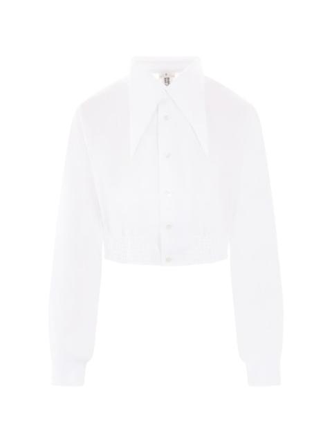 Noir Kei Ninomiya oversize collar elastic shirt
