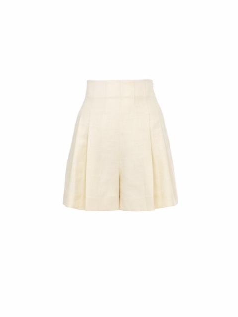 PLEATED SHORTS