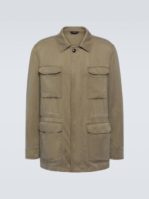 Brioni Silk and linen jacket