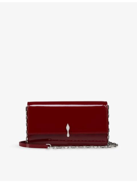 Christian Louboutin Bettina Patent-Leather Wallet-on-Chain