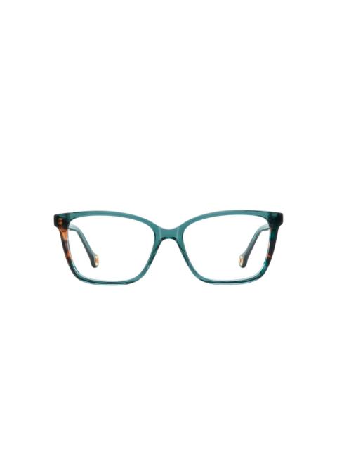 CAROLINA HERRERA square-frame logo-detail glasses