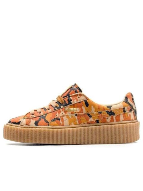 PUMA (WMNS) PUMA Fenty x Suede Creepers 'Orange Camo' 362341-01
