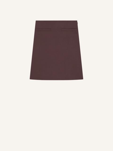 courrèges STRETCH TAILORING SKIRT