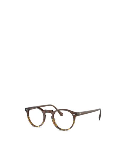 Oliver Peoples Gregory Peck round-frame glasses