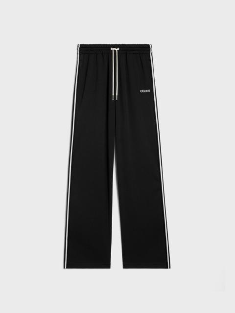 tracksuit pants in double face jersey