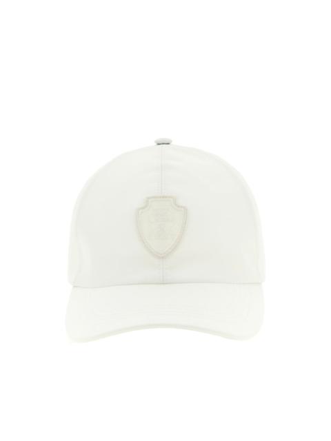 Brunello Cucinelli logo-patch cap