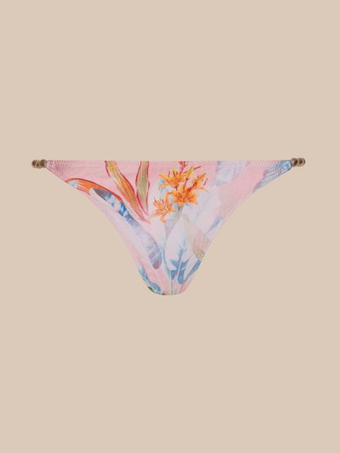 L'AGENCE Violet String Bikini Bottom