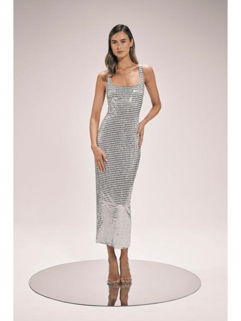KAREN MILLEN Premium Crystal Embellished Midi Dress