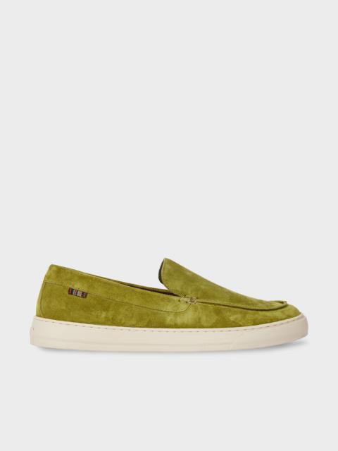 Paul Smith Green Suede 'Simeon' Loafers