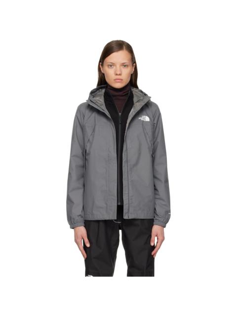 The North Face Gray Antora Rain Jacket