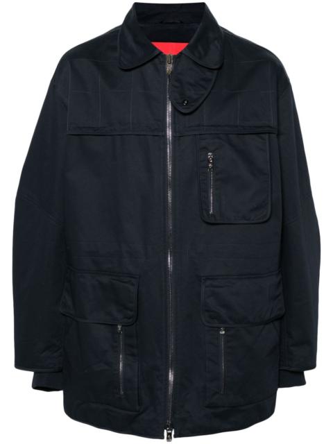 Ferrari quilted cargo coat