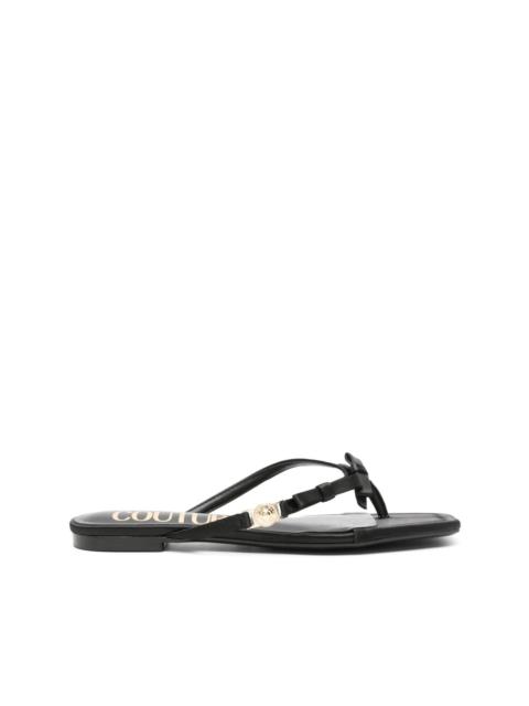 VERSACE JEANS COUTURE Millie bow-detail slides