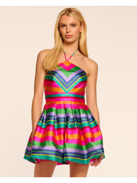 RAMY BROOK Joey Bubble Halter Mini Dress