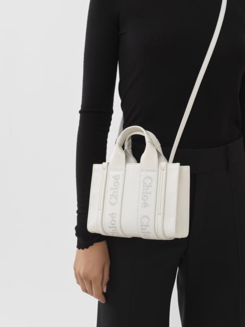 Chloé MINI WOODY TOTE BAG