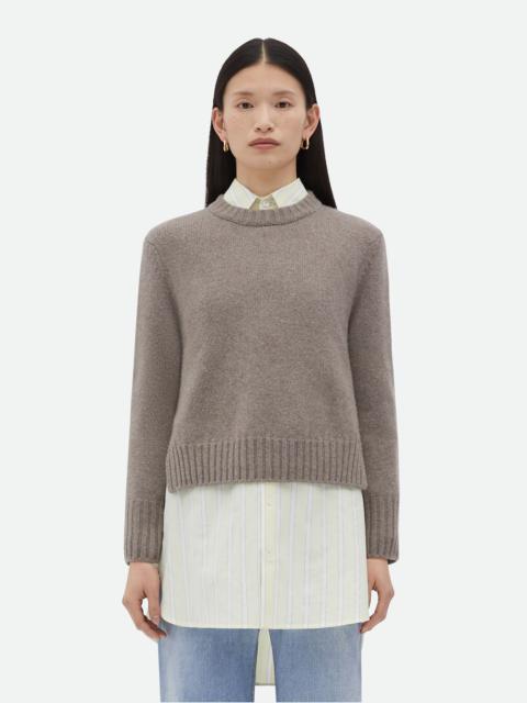 Bottega Veneta Heavy Wool Sweater With Knot Buttons