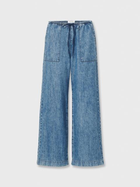 rag & bone Claire Denim Utility Pant Mid-Rise in Ultra Featherweight Denim