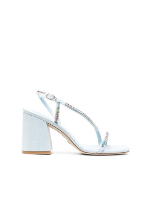 crystal-embellishment open-toe sandals