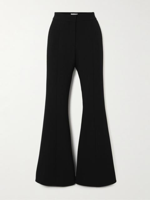 GABRIELA HEARST Desmond Wool-crepe Flared Pants