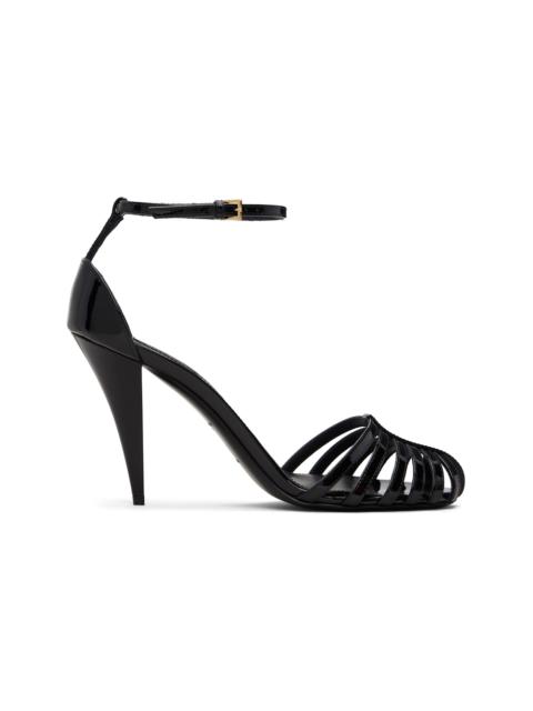 Givenchy Black Cage Heeled Sandals