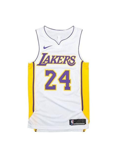 Nike Nike Los Angeles Lakers Kobe Bryant 24 Jersey White AQ2106-100