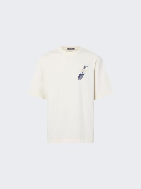 JACQUEMUS Le T-shirt Pelle Embroidered Shovel O/w
