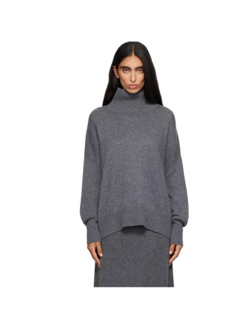 LISA YANG Gray Heidi Turtleneck