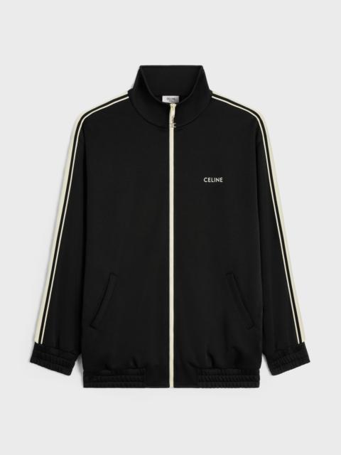 tracksuit jacket in double face jersey