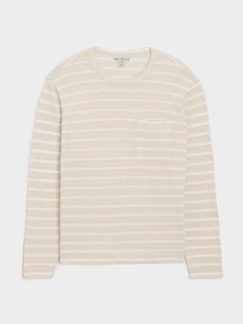 TODD SNYDER Linen Jersey Tee