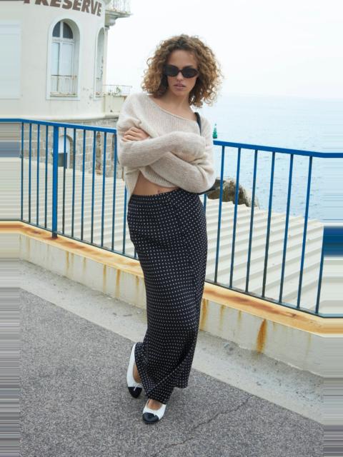 SPRWMN SILK BIAS MAXI SKIRT