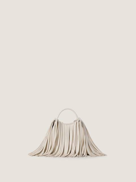 Givenchy NANO FACET BUCKET BAG IN LEATHER WITH FRINGES