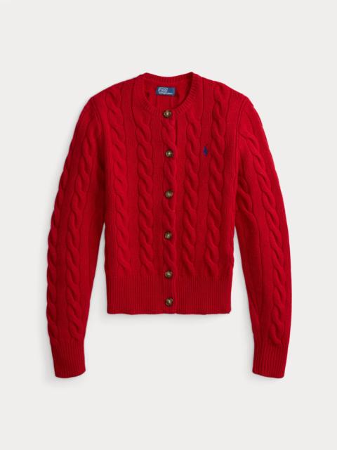 Polo Ralph Lauren Cable-Knit Wool-Cashmere Cardigan