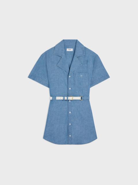 CELINE dress IN cotton denim