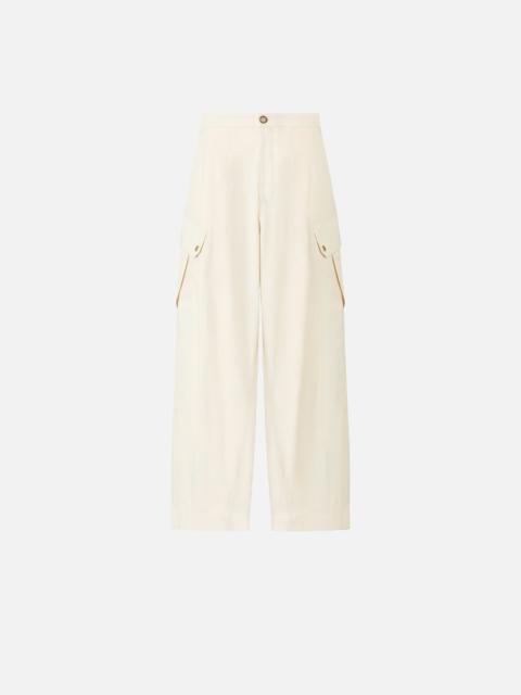 PINKO FLOWING COTTON TROUSERS