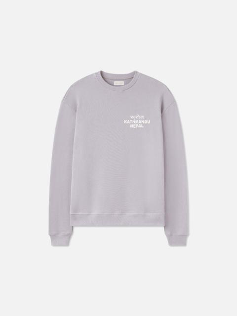John Elliott NEPAL OVERSIZED CREWNECK PULLOVER