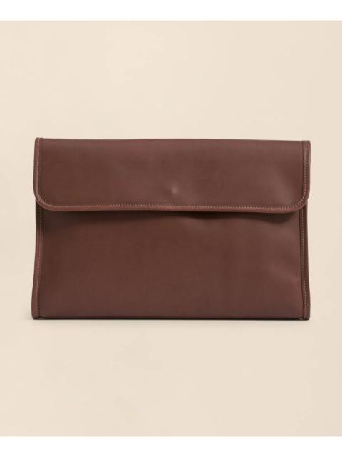 Brooks Brothers Leather Portfolio Case