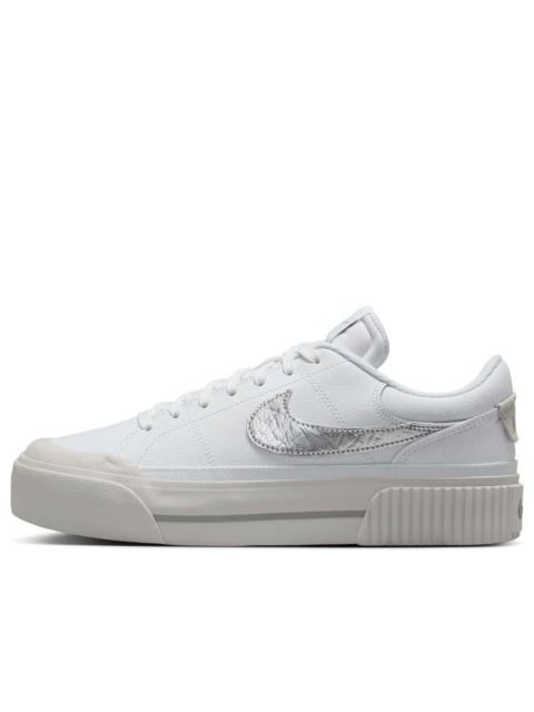Nike (WMNS) Nike Court Legacy Lift 'White Metallic Silver' HQ2307-100