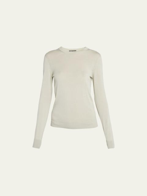 Loro Piana Long-Sleeve Cashmere Sweater