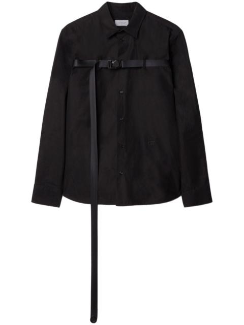 Off-White buckled cotton shirt